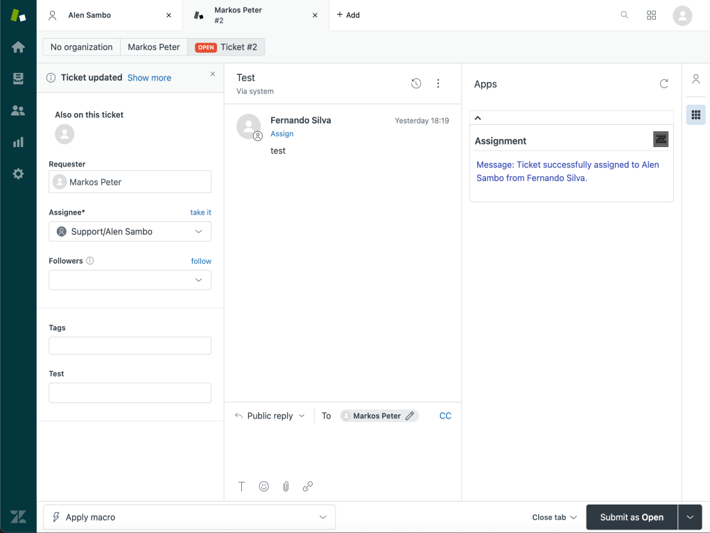 User Unassignment Manager dashboard view — Workflows app on the Zendesk Marketplace